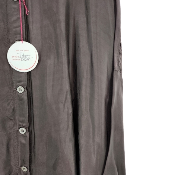 Skif International Women's Vintage Tibet Button Front Top - Picture 2 of 8